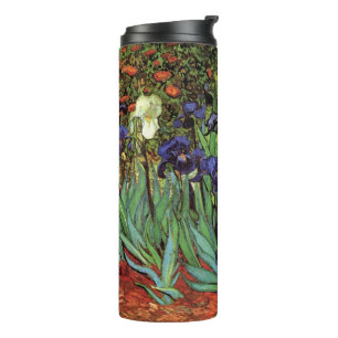 Schwertlilien von Vincent van Gogh, Vintage-Garten Thermosbecher