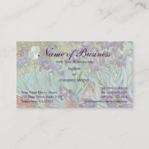 Schwertlilien von Vincent van Gogh Visitenkarte