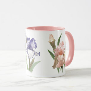 Schwertlilienblumengarten Tasse