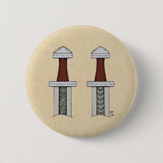 Schwertmuster Button (Vorderseite)
