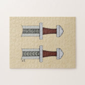Schwertmuster Puzzle (Horizontal)