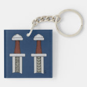 Schwertmuster Schlüsselanhänger (Rückseite)