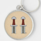 Schwertmuster Schlüsselanhänger (Vorne)