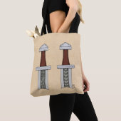 Schwertmuster Tasche (Von Nahem)