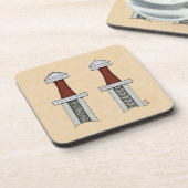 Schwertmuster Untersetzer (Linke Seite)