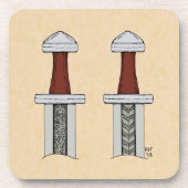 Schwertmuster Untersetzer (Vorderseite)