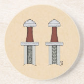 Schwertmuster Untersetzer (Vorne)