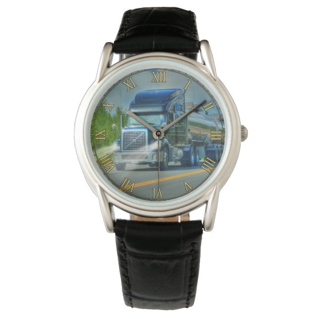 Schwertransporter #Gift Watch Range Armbanduhr (Vorderseite)