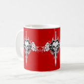 Schwertschädel - BLK Kaffeetasse (Vorderseite Links)