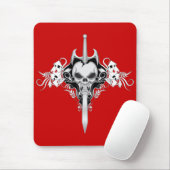 Schwertschädel - BLK Mousepad (Mit Mouse)
