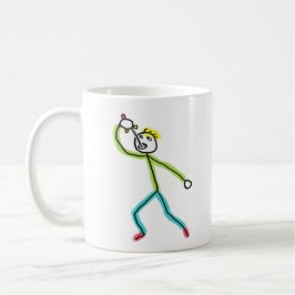 Schwertschluckender Stockmann Kaffeetasse