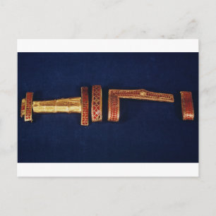 Schwertschmuck aus dem Schatz Childeric I ( Postkarte