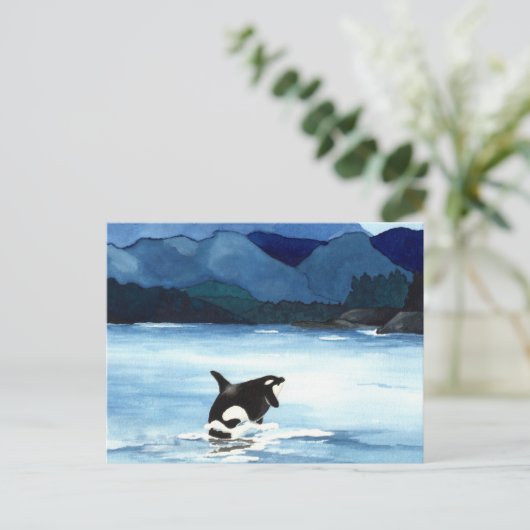 Schwertwal-Bruch Postkarte (Stehend Vorderseite)