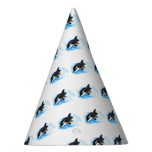 Schwertwal-Durchbrechen Partyhütchen (Rechts)