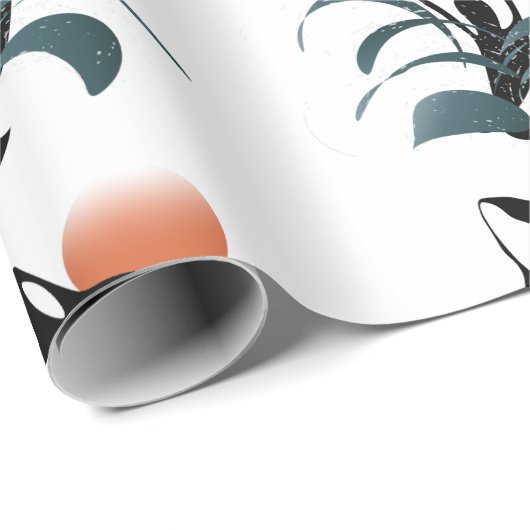 Schwertwal Geschenkpapier (Rolleneckpunkt)