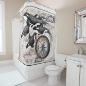 Schwertwal-Hülse Duschvorhang (Beispiel)