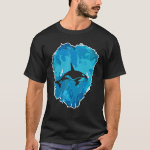 Schwertwal in einem Eisblock für die Ewigkeit T-Shirt