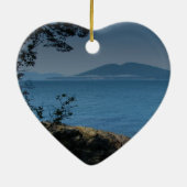 Schwertwal-Insel Keramik Ornament (Hinten)