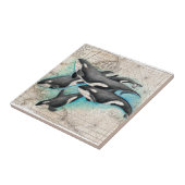 Schwertwal-Karten-Atlas Fliese (Seite)