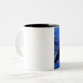 Schwertwal. Killerwal Zweifarbige Tasse (Vorderseite Links)