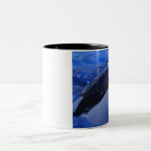 Schwertwal. Killerwal Zweifarbige Tasse (Mittel)