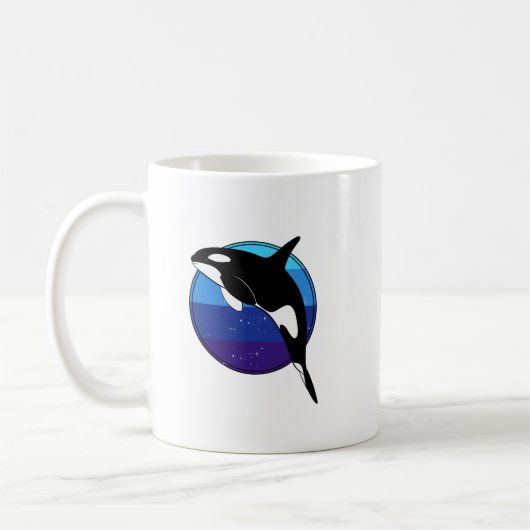 Schwertwal, Orca Kaffeetasse (Links)