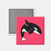 Schwertwal Orca Magnet (Vorderseite/Rückseite)