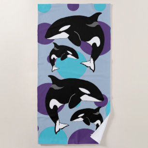 Schwertwal Orca Strandtuch