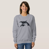 Schwertwal-Sweatshirt Sweatshirt (Vorne ganz)