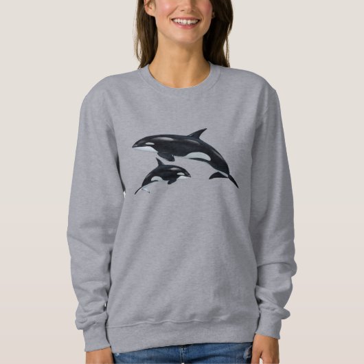 Schwertwal-Sweatshirt Sweatshirt (Vorderseite)