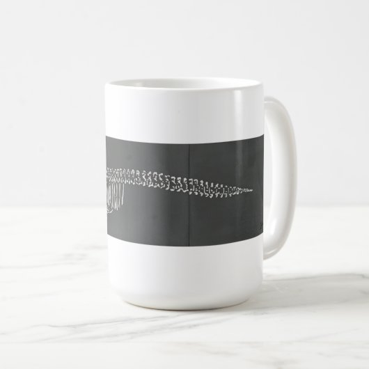 Schwertwal und die Auswirkung der roten Gezeiten Kaffeetasse (VorderseiteRechts)