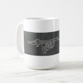 Schwertwal und die Auswirkung der roten Gezeiten Kaffeetasse (Vorderseite Links)