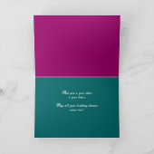 Schwertwal-Wal-Gruß-Karten-Geburtstag gut Karte (Innenseite)