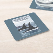 Schwertwal-Wale #1 - Glacier Bay, Alaska Rechteckiger Pappuntersetzer (angewinkelt)