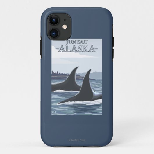 Schwertwal-Wale #1 - Juneau, Alaska Case-Mate iPhone Hülle (Rückseite)