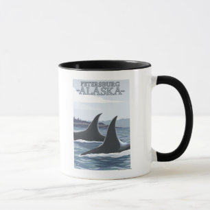 Schwertwal-Wale #1 - Petersburg, Alaska Tasse