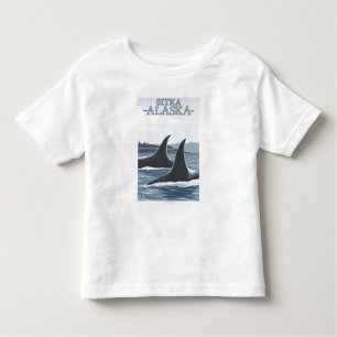 Schwertwal-Wale #1 - Sitka, Alaska Kleinkind T-shirt