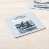 Schwertwal-Wale #1 - Sitka, Alaska Rechteckiger Pappuntersetzer (angewinkelt)