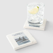 Schwertwal-Wale #1 - Sitka, Alaska Steinuntersetzer (Seitenansicht)