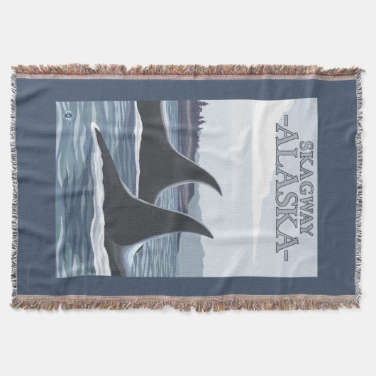 Schwertwal-Wale #1 - Skagway, Alaska Decke (Vorderseite)