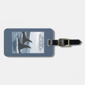 Schwertwal-Wale #1 - Skagway, Alaska Gepäckanhänger (Vorderseite horizontal)