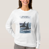 Schwertwal-Wale #1 - Skagway, Alaska T-Shirt (Vorderseite)