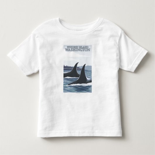 Schwertwal-Wale #1 - Whidbey, Washington Kleinkind T-shirt (Vorderseite)