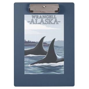 Schwertwal-Wale #1 - Wrangell, Alaska Klemmbrett