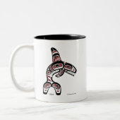 Schwertwal Zweifarbige Tasse (Links)