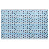 Schwertwale/blaue Streifen Stoff (Yard (91,4 cm))