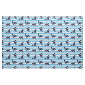 Schwertwale/blaue Streifen Stoff (Fat Quarter (45,7 x 55,9 cm))