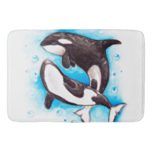 Schwertwalspiel Badematte