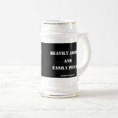 SCHWERWIEGEND GEARMED UND LEICHT GESPÜTZT BIERGLAS (VorderseiteRechts)