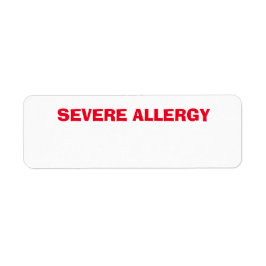 Schwerwiegende Allergie, Besorgnis